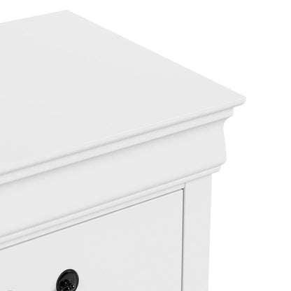 Furniture of America Devi Traditional Solid Wood 2-Drawer Nightstand