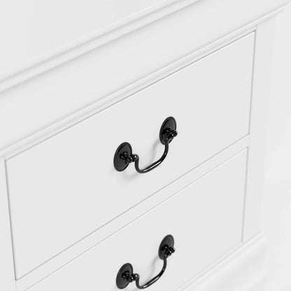Furniture of America Devi Traditional Solid Wood 2-Drawer Nightstand
