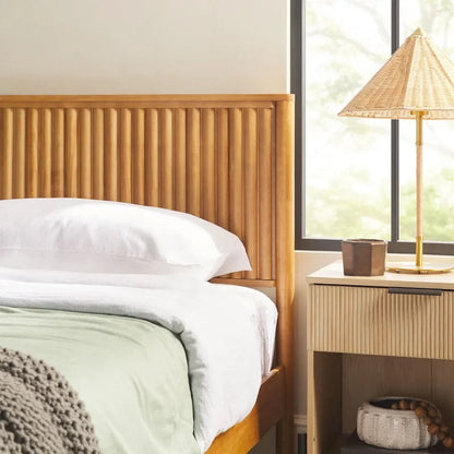 Designs Transitional Solid Wood King Bed