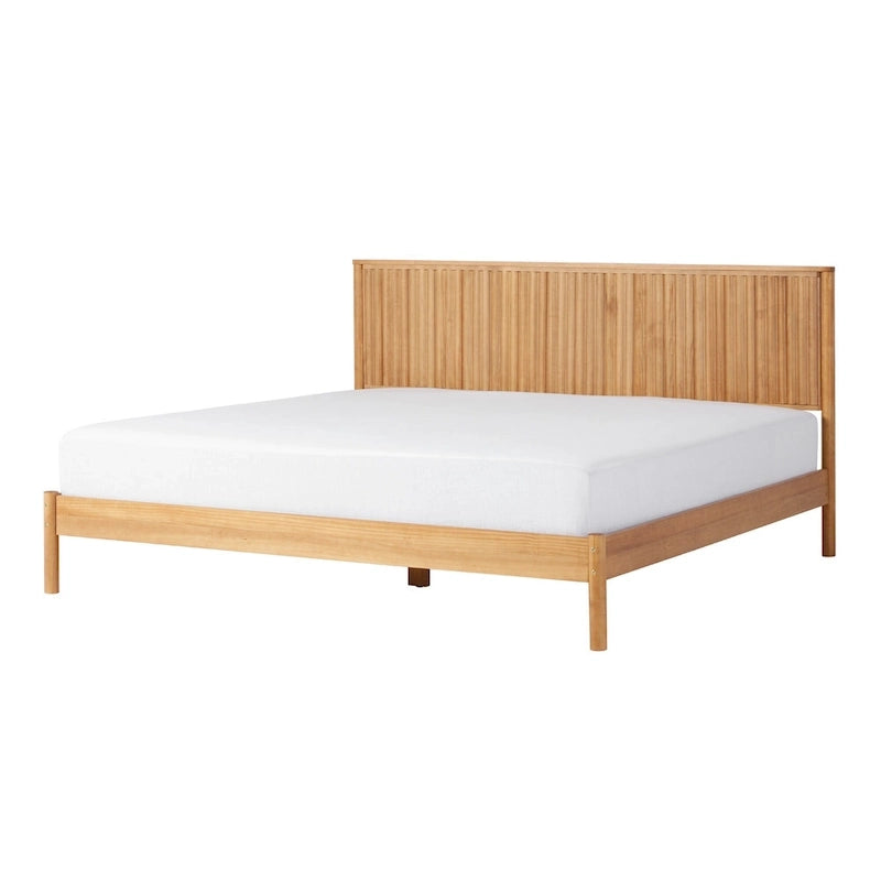 Designs Transitional Solid Wood King Bed