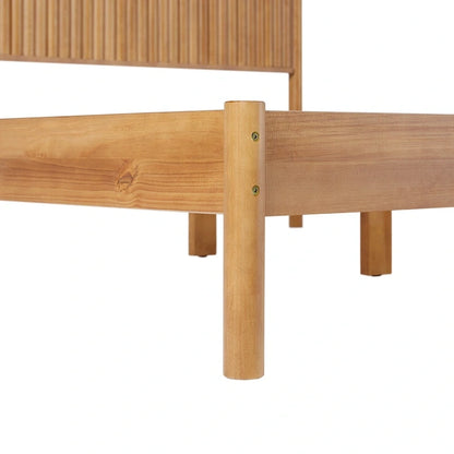 Designs Transitional Solid Wood King Bed