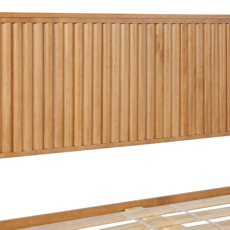 Designs Transitional Solid Wood King Bed