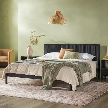 Designs Transitional Solid Wood King Bed