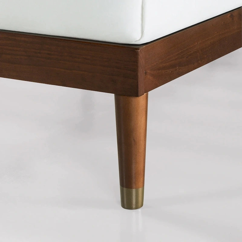by Zinus Deluxe Mid-century Wood Platform Bed