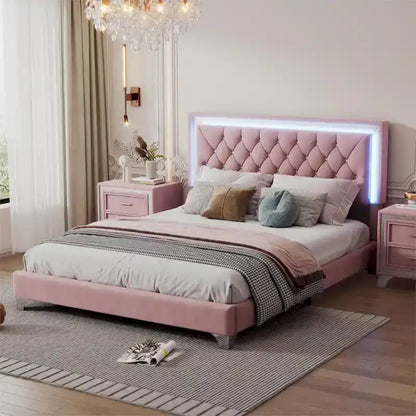 Upholstered Platform Bed (Look at the options before placing an order)