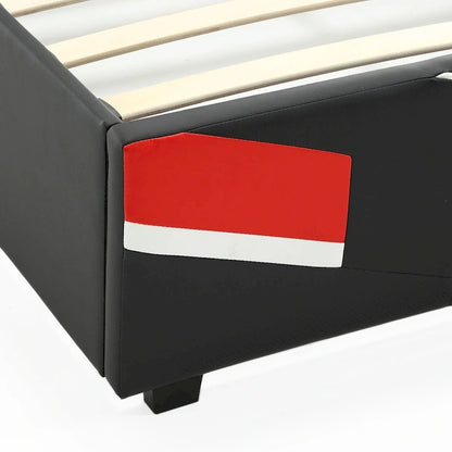 Orion eSports Gaming Bed Frame, Black/Red, Twin
