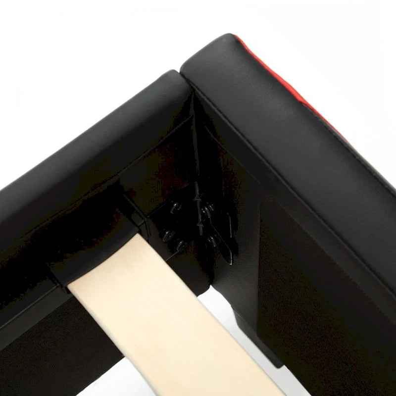 Orion eSports Gaming Bed Frame, Black/Red, Twin