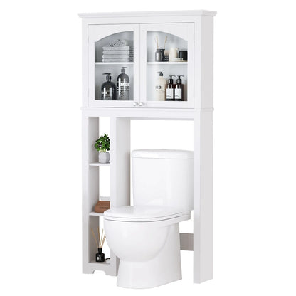 Adjustable 3-Shelf Over the Toilet Bathroom Cabinet Organizer