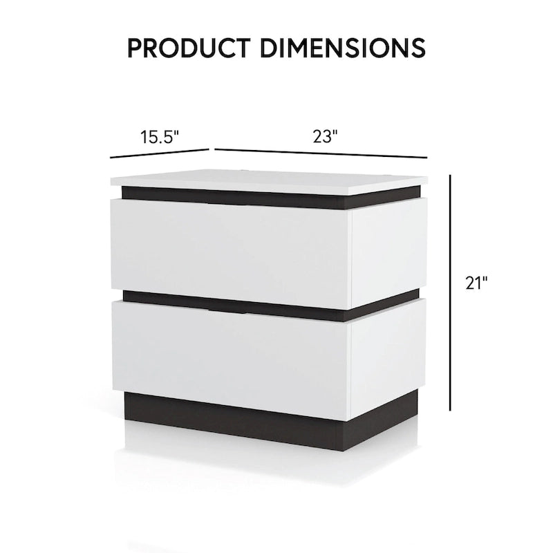 5-Piece Platform Bedroom Set with USB Charging Ports