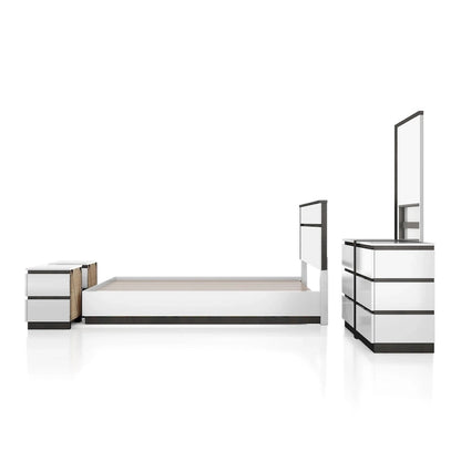 5-Piece Platform Bedroom Set with USB Charging Ports