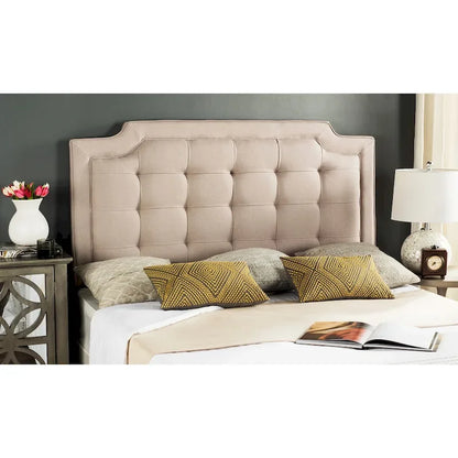  Shanika Taupe Upholstered Tufted Headboard (King)