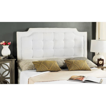 Taupe Upholstered Tufted Headboard (King)