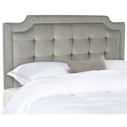 Taupe Upholstered Tufted Headboard (King)