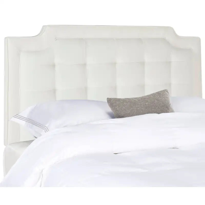 Taupe Upholstered Tufted Headboard (King)
