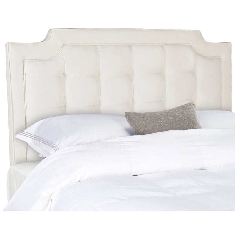 Taupe Upholstered Tufted Headboard (King)