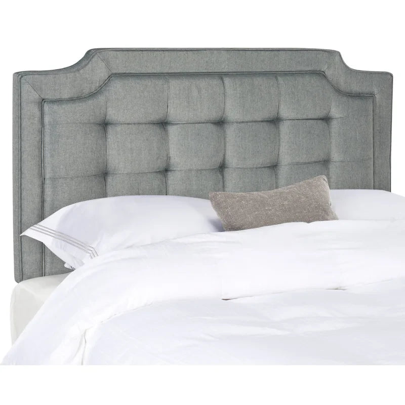 Taupe Upholstered Tufted Headboard (King)