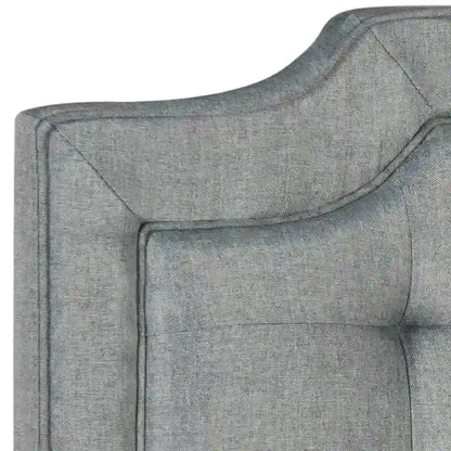 Taupe Upholstered Tufted Headboard (King)