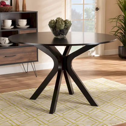 Modern and Contemporary 45-Inch-Wide Round Dining Table