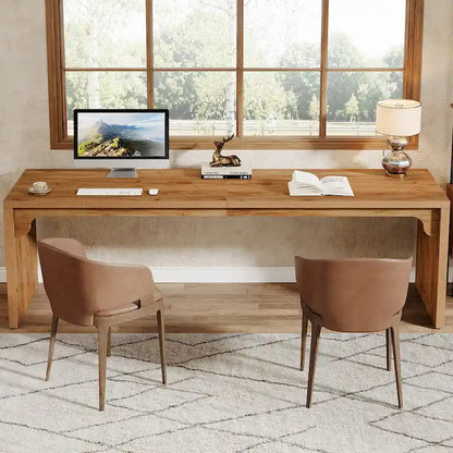 70.87 Extra Long Computer Desk, 2 Person Desk for Home Office