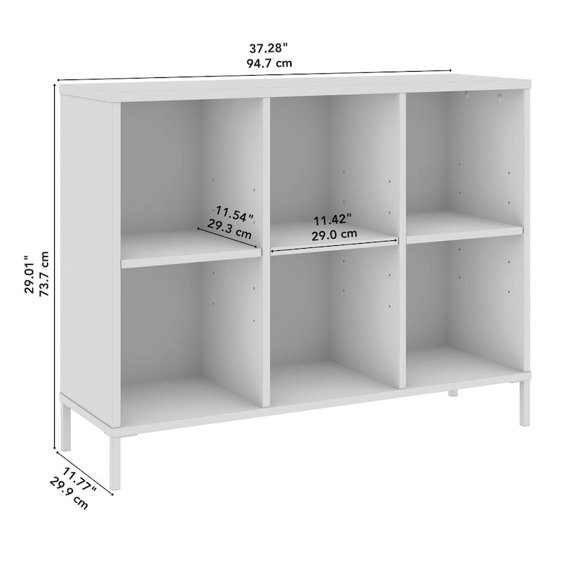 6 Cube Organizer Storage Bookcase