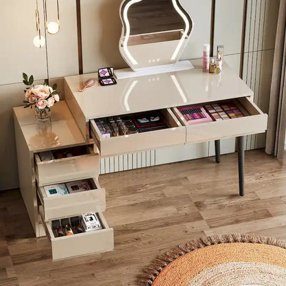 Reversible Computer Desk with 5 Drawers