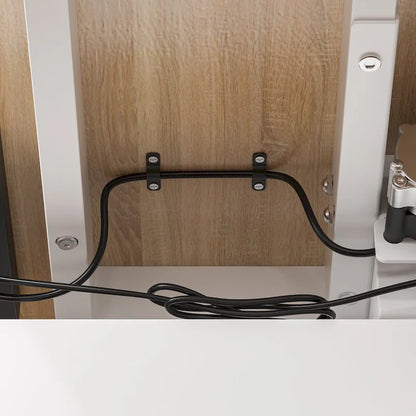 Sit-to-Stand Desk Spacious and Sturdy with Adjustable Height Feature