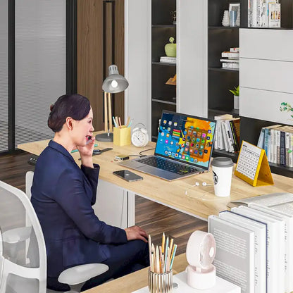Sit-to-Stand Desk Spacious and Sturdy with Adjustable Height Feature