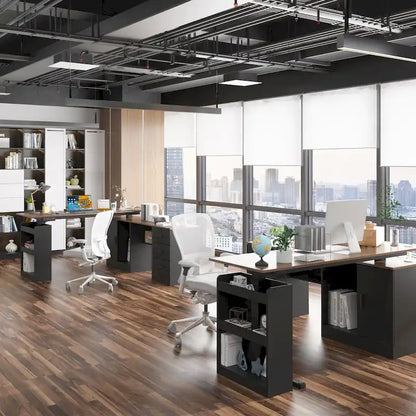 Sit-to-Stand Desk Spacious and Sturdy with Adjustable Height Feature