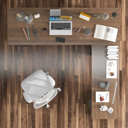 Sit-to-Stand Desk Spacious and Sturdy with Adjustable Height Feature