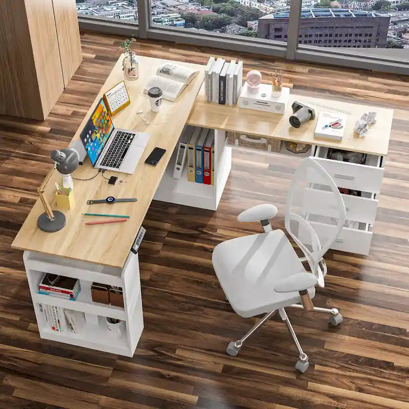 Sit-to-Stand Desk Spacious and Sturdy with Adjustable Height Feature