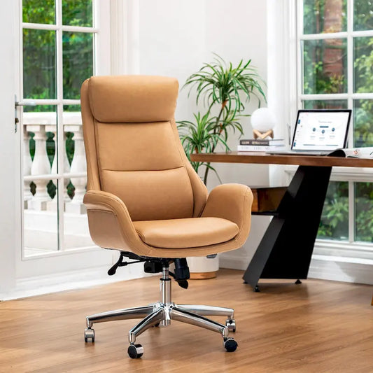  Modern High Back Adjustable Swivel Office Chair with Wheels Ergonomic