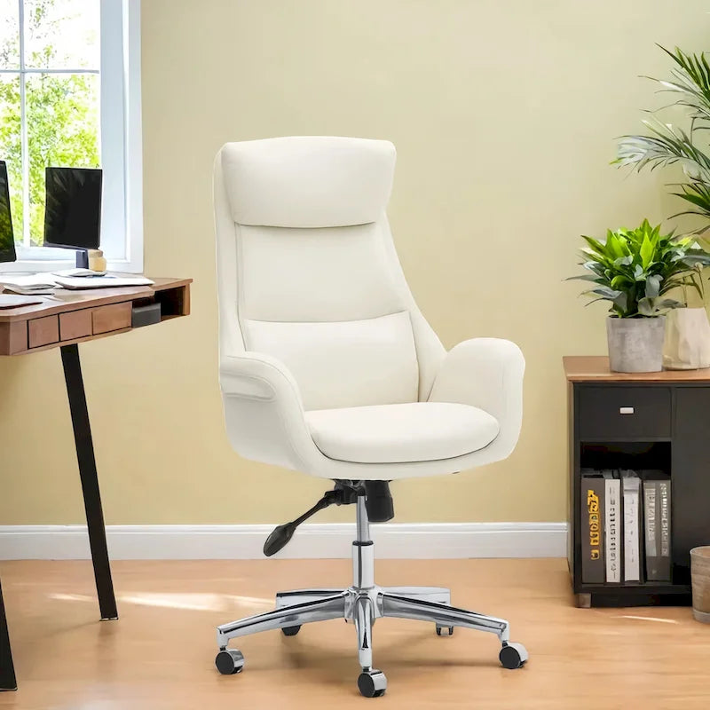 Modern High Back Adjustable Swivel Office Chair with Wheels Ergonomic