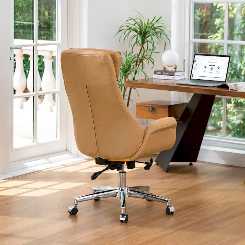 Modern High Back Adjustable Swivel Office Chair with Wheels Ergonomic