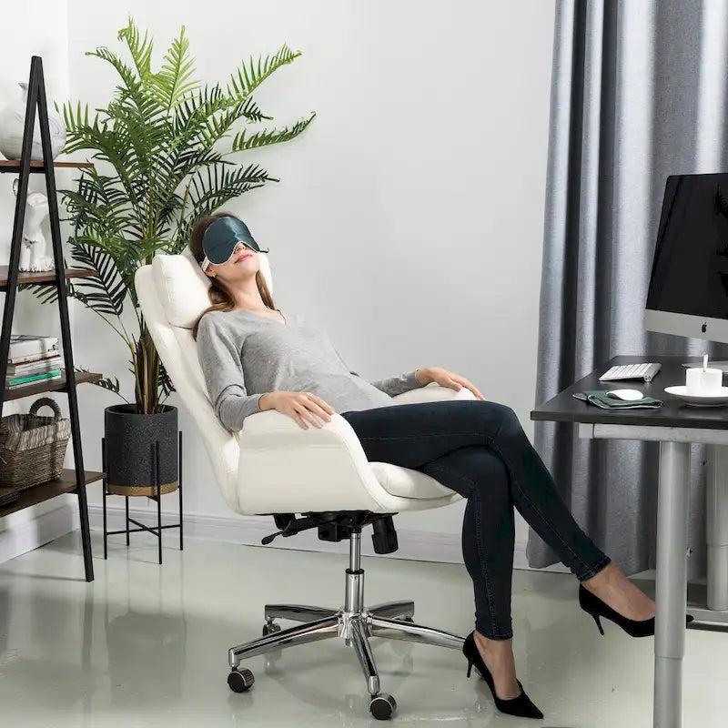 Modern High Back Adjustable Swivel Office Chair with Wheels Ergonomic