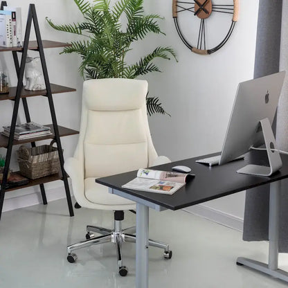 Modern High Back Adjustable Swivel Office Chair with Wheels Ergonomic