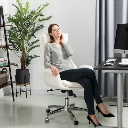 Modern High Back Adjustable Swivel Office Chair with Wheels Ergonomic
