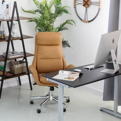 Modern High Back Adjustable Swivel Office Chair with Wheels Ergonomic