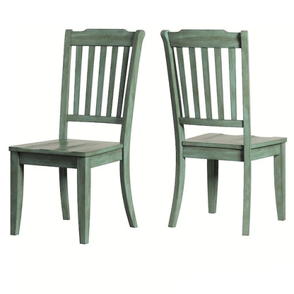 Slat-back Wood Dining Chairs (Set of 2) by iNSPIRE Q Classic