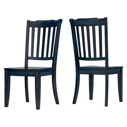 Slat-back Wood Dining Chairs (Set of 2) by iNSPIRE Q Classic