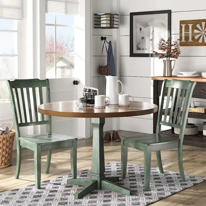 Slat-back Wood Dining Chairs (Set of 2) by iNSPIRE Q Classic