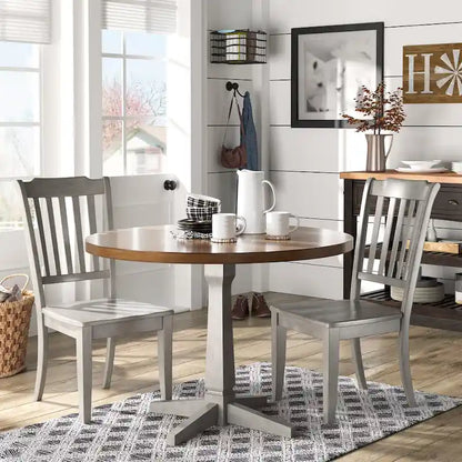 Slat-back Wood Dining Chairs (Set of 2) by iNSPIRE Q Classic