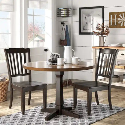 Slat-back Wood Dining Chairs (Set of 2) by iNSPIRE Q Classic