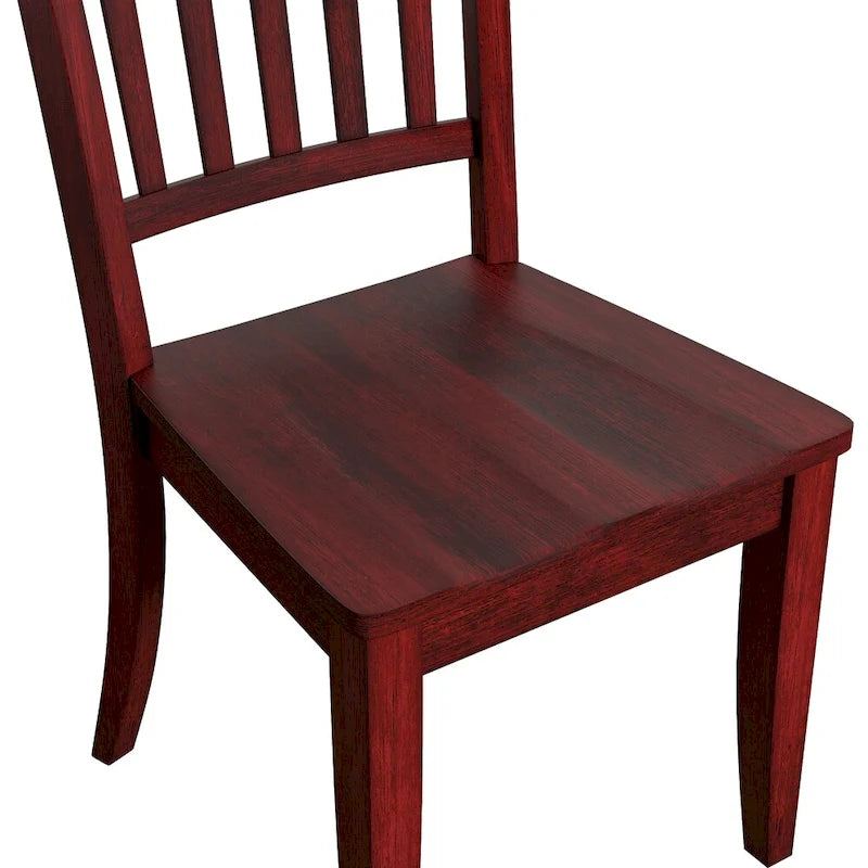 Slat-back Wood Dining Chairs (Set of 2) by iNSPIRE Q Classic