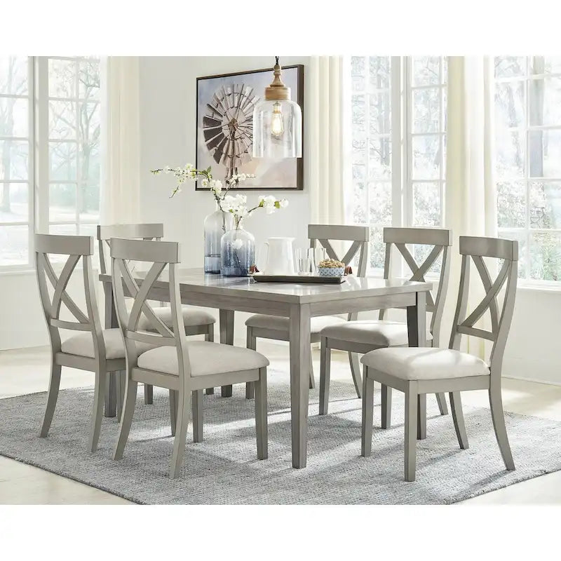  Design by Ashley Parellen Gray 7-Piece Dining Package