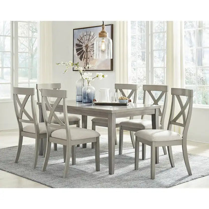  Design by Ashley Parellen Gray 7-Piece Dining Package