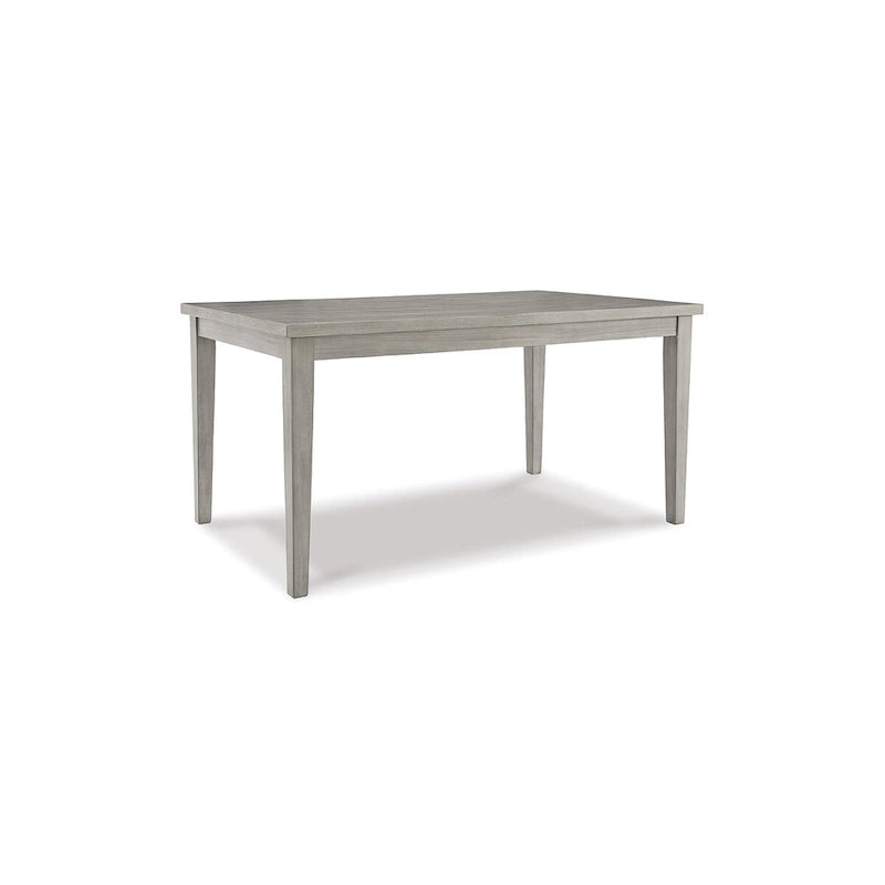 Gray 7-Piece Dining Table and Chair Set
