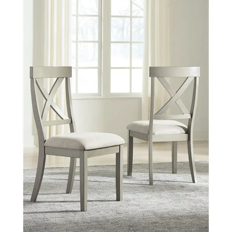 Gray 7-Piece Dining Table and Chair Set