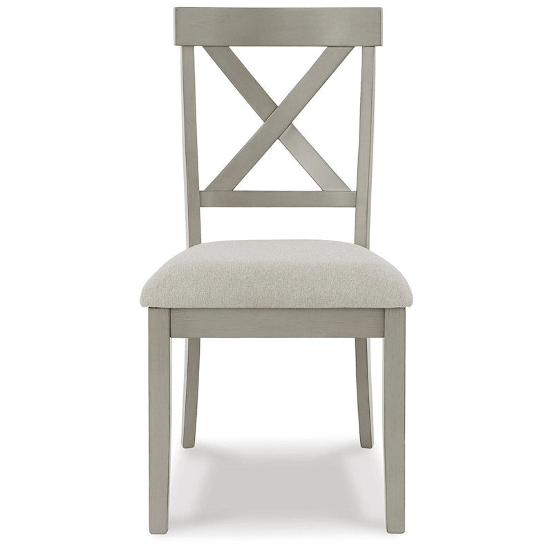 Gray 7-Piece Dining Table and Chair Set