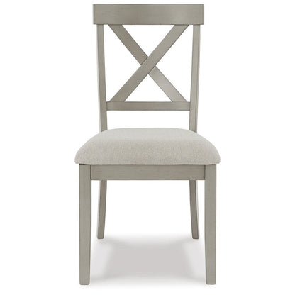 Gray 7-Piece Dining Table and Chair Set