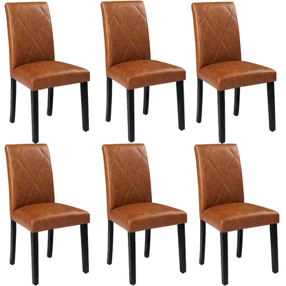 Dining Chairs Set of 2/4/6, Upholstered Kitchen Chairs Dining Room Side Chair with Padded Seat Back